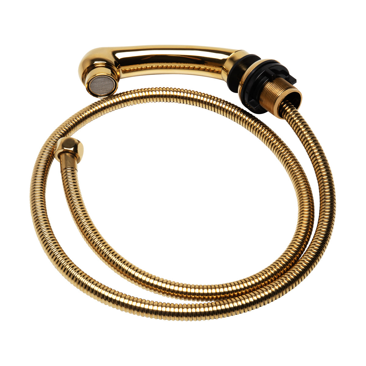 Aranysárga kicsi fodrászati mosóegység kézi zuhany