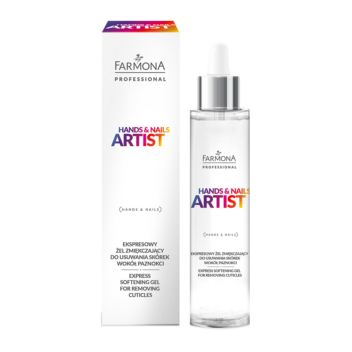 Farmona express kéz- és körömápoló lágyítógél a körömágyakról a bőr eltávolításához 50ml