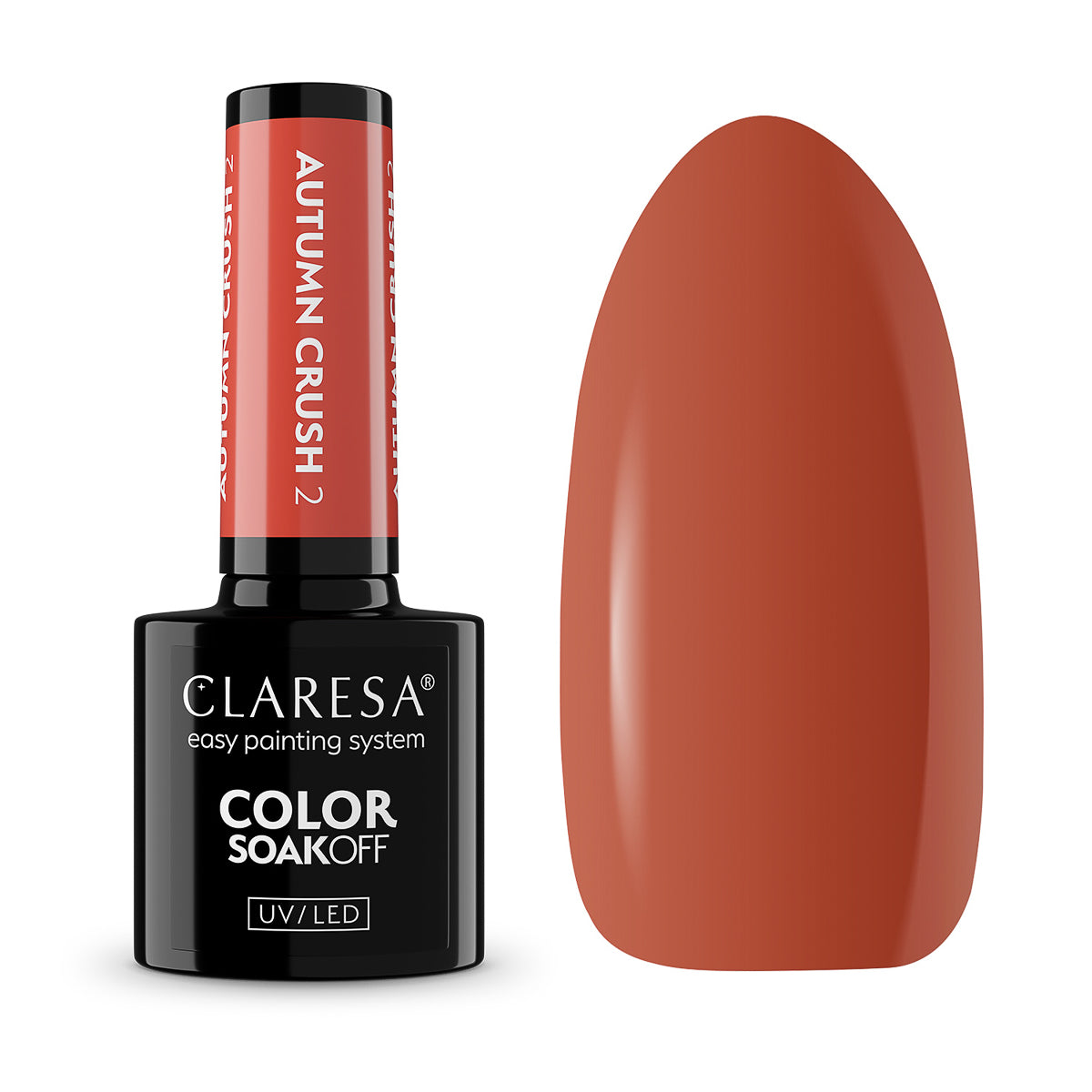 CLARESA HYBRID NAIL POLISH AUTUMN CRUSH 2 5G