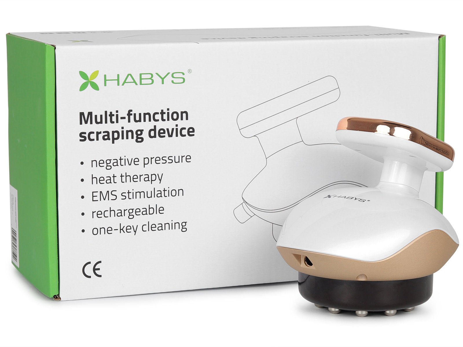 EMS és infravörös elektromos testmasszírozó köpölyöző