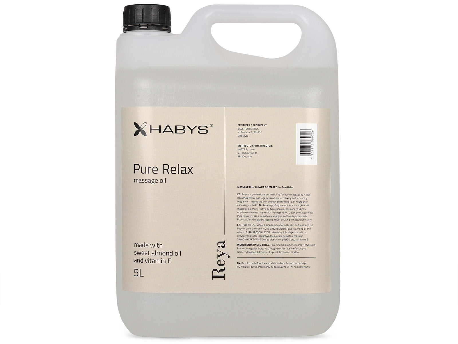 HABYS Pure Relax masszázsolaj 5000 ml