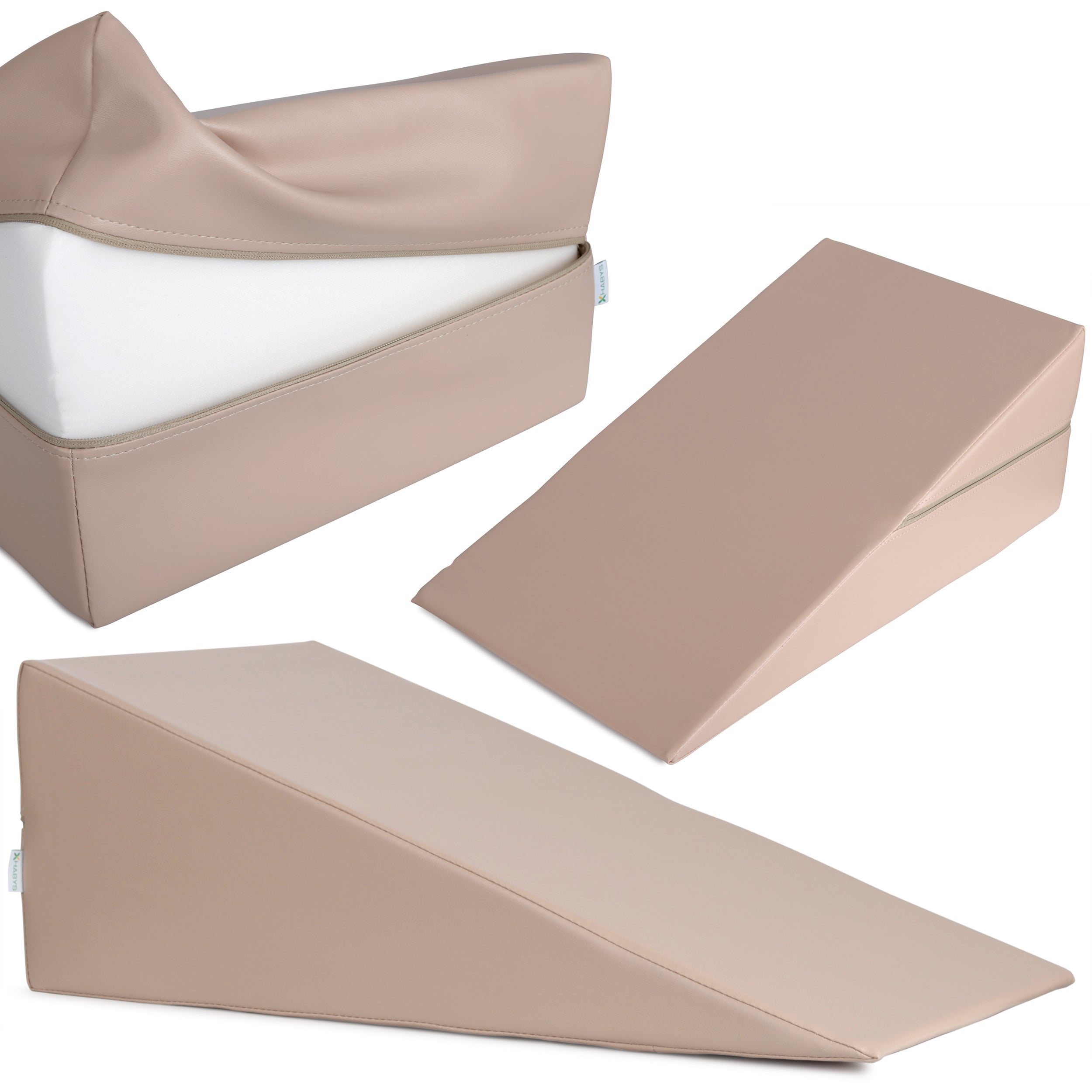 K033 bézs ékpárna 70x40x25