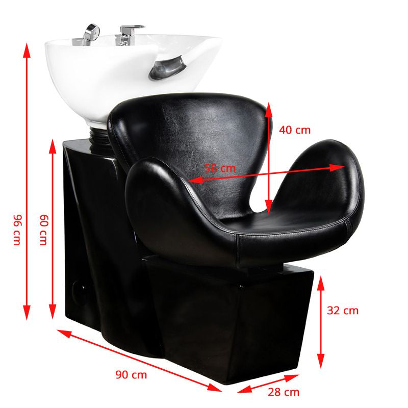 Gabbiano Amsterdam fekete hajmosó egység