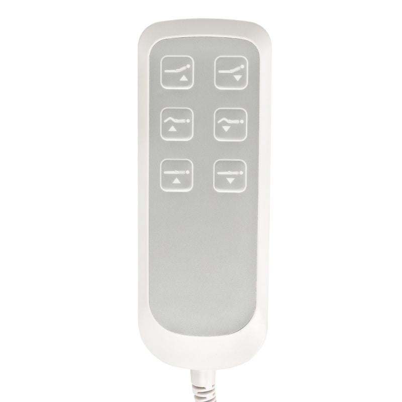 Lux 273b fehér elektromos kozmetikai szék + szék 304