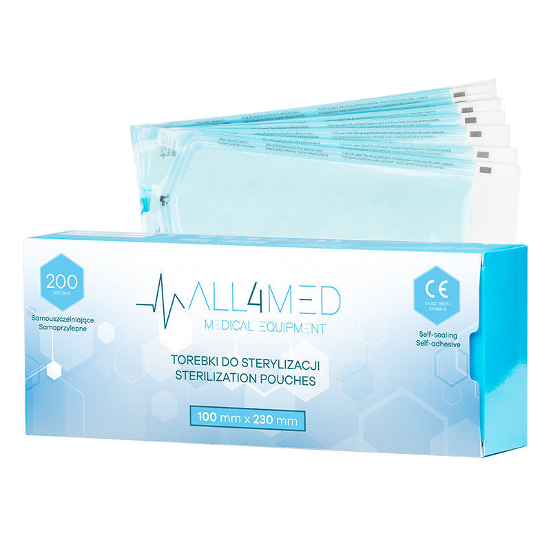 All4med Autoklávozható táskák 100mm x 230mm 200db