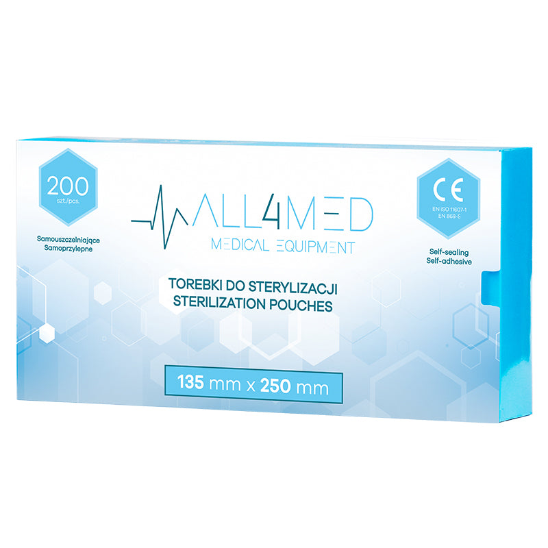 All4med autoklávozható táskák 135mm x 250mm 200db