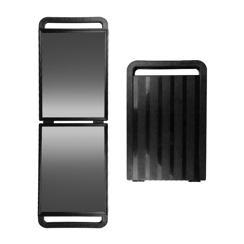 Dupla összecsukható fodrászati tükör