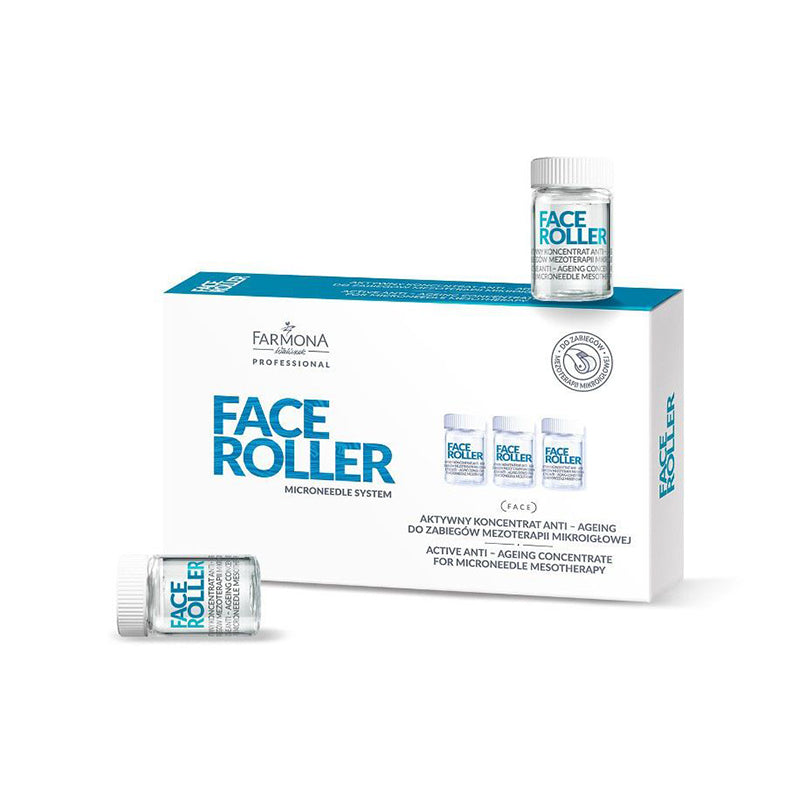 Farmona face roller aktív öregedésgátló koncentrátum mikrotű mezoterápiás kezelésekhez 5x5ml