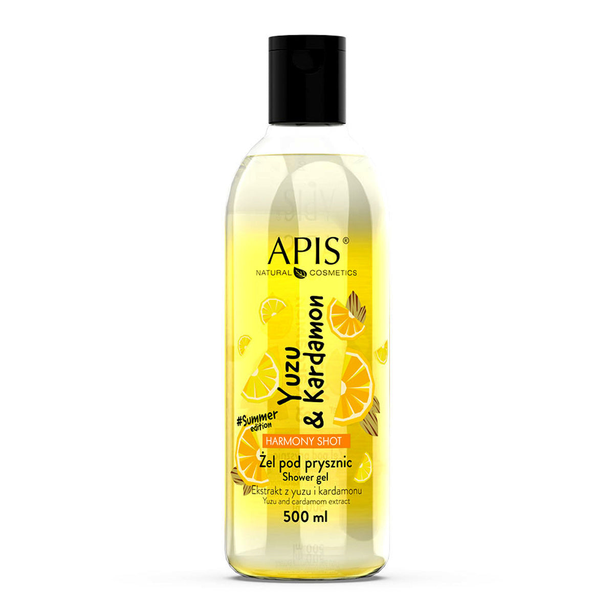 APIS Harmony Shot, Yuzu & Cardamon tusfürdő 500 ml