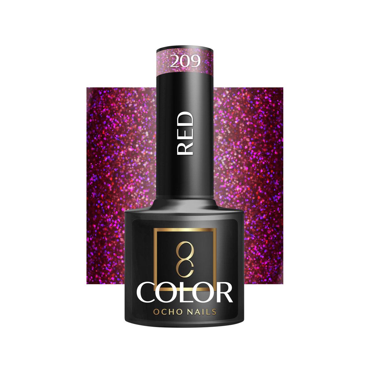OCHO NAILS Hybrid 209 vörös hibrid körömlakk -5 g
